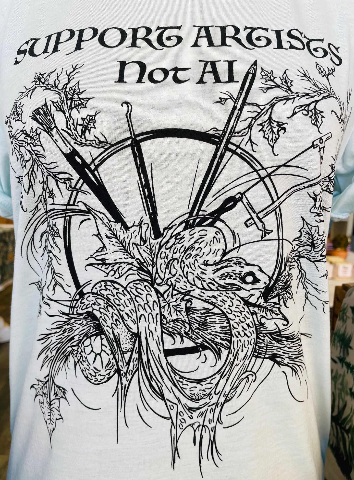 Support Artists, not AI T-shirt
