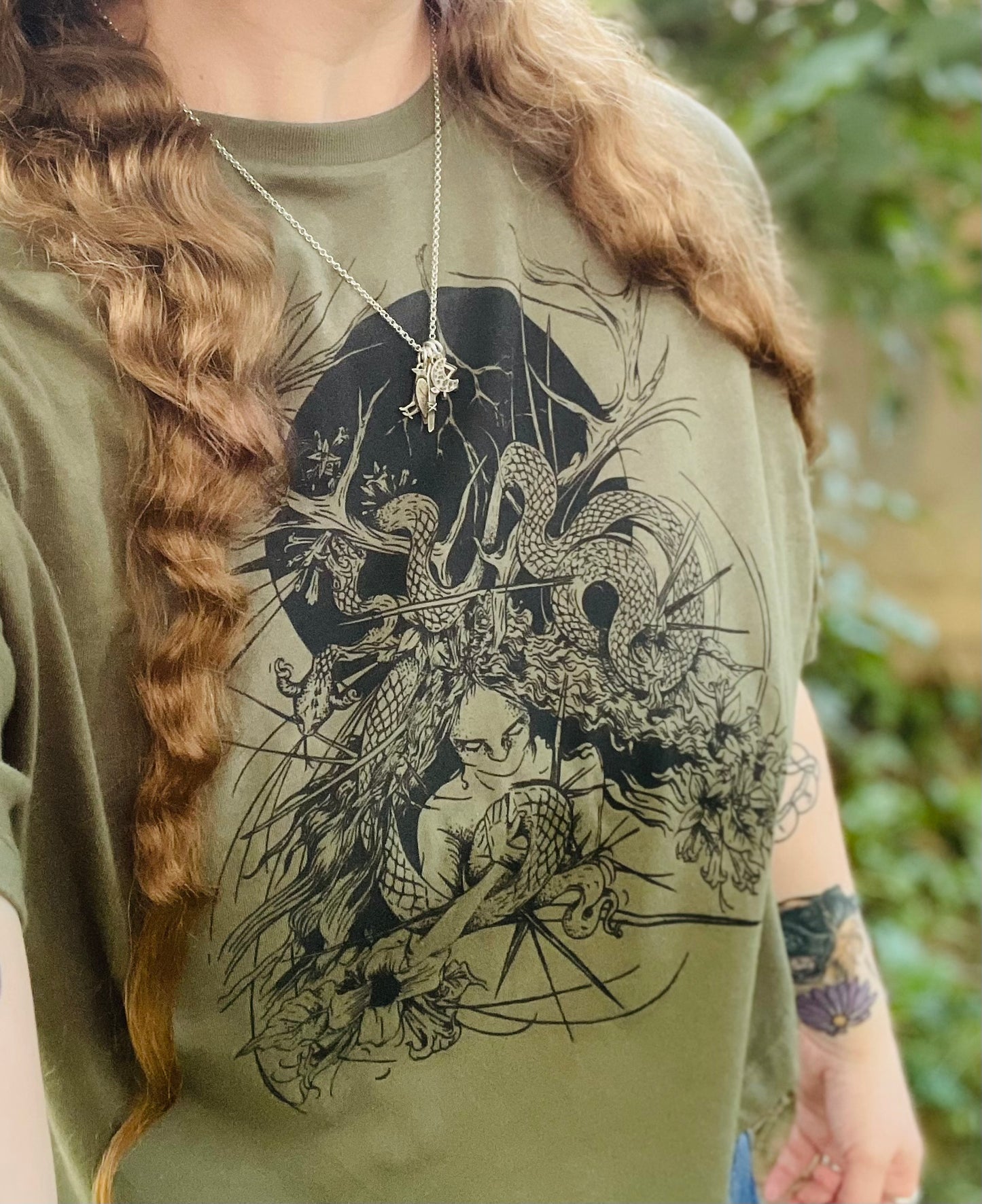 The Wild Goddess Slouchy Crop T-shirt
