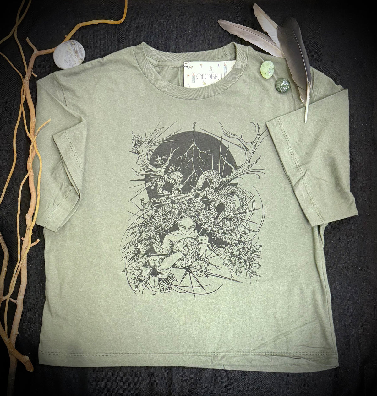 The Wild Goddess Slouchy Crop T-shirt