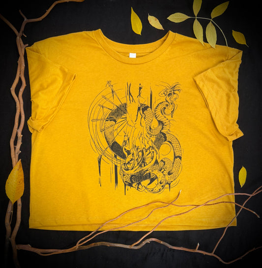 Invocation of Lamashtu Crop T-Shirt