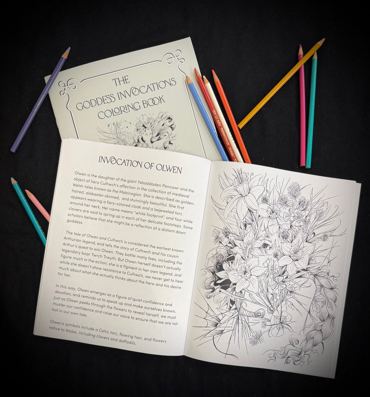 The Goddess Invocations Coloring Book