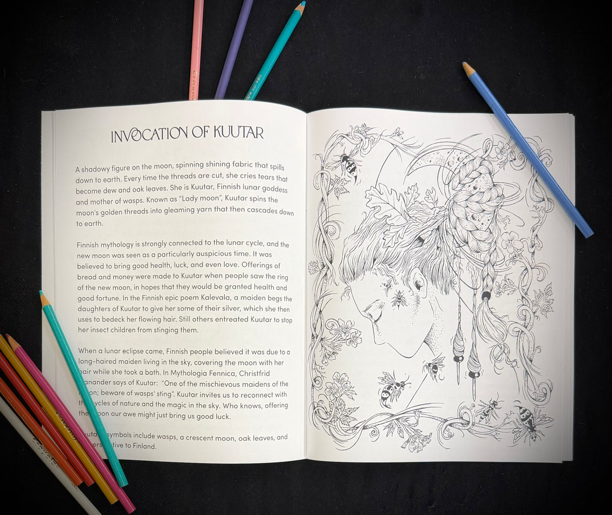 The Goddess Invocations Coloring Book