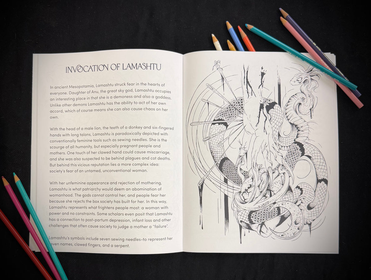 The Goddess Invocations Coloring Book
