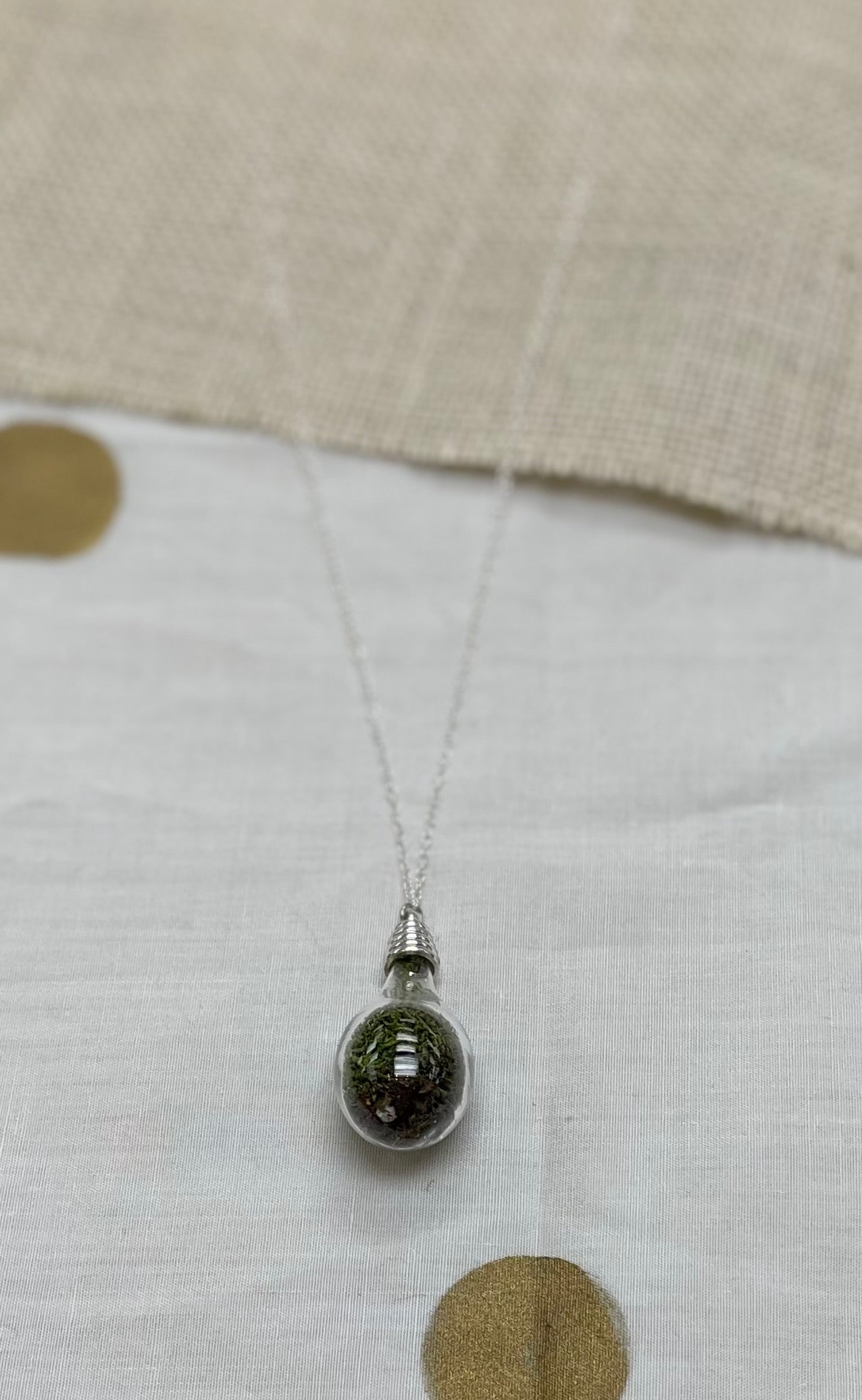 Terrarium Teardrop Necklace